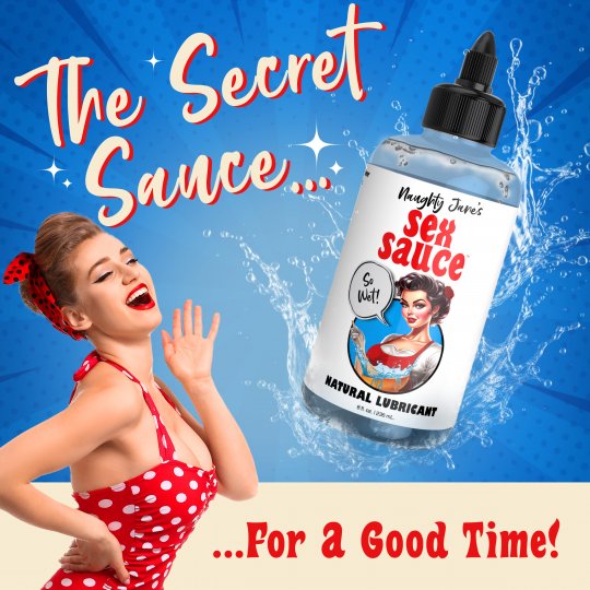 Naughty Jane's Sex Sauce Natural Lubricant - 8oz & 16oz - Image 5