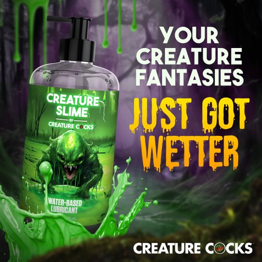 Creature Slime Water-Based Lubricant - 8oz & 16oz - Image 8