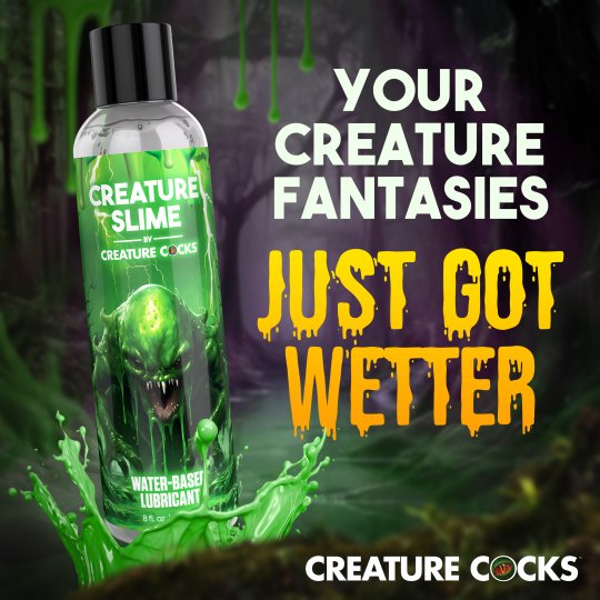 Creature Slime Water-Based Lubricant - 8oz & 16oz - Image 7