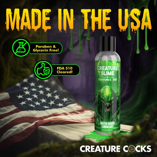 Creature Slime Water-Based Lubricant - 8oz & 16oz - Image 9