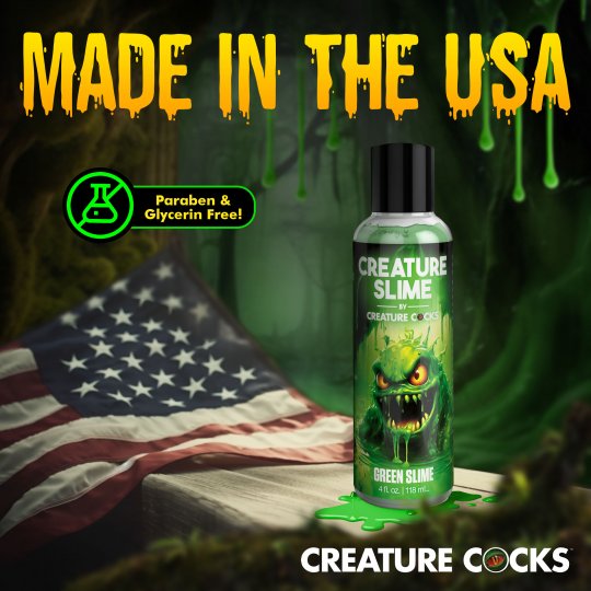 Green Creature Slime Water-Based Lubricant - 4oz & 8oz - Image 8