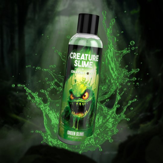 Green Creature Slime Water-Based Lubricant - 4oz & 8oz - Image 2