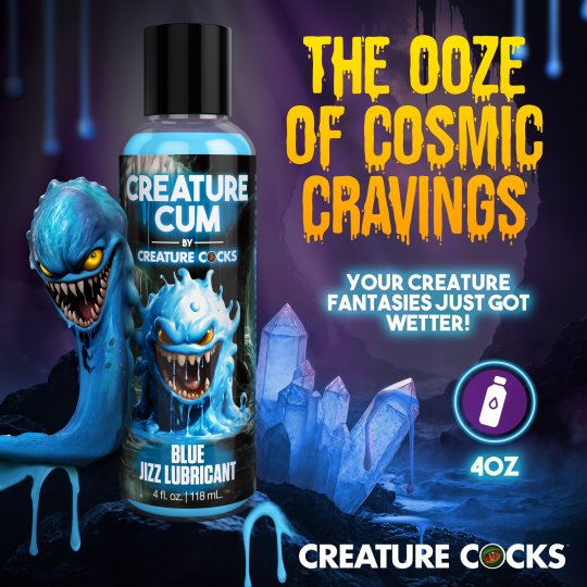 Creature Cum Blue Jizz Lubricant - 4oz & 8oz - Image 8