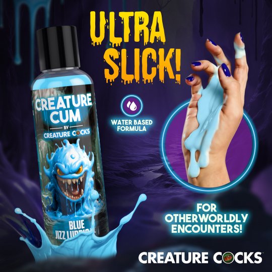 Creature Cum Blue Jizz Lubricant - 4oz & 8oz - Image 5