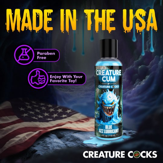 Creature Cum Blue Jizz Lubricant - 4oz & 8oz - Image 7
