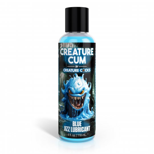 Creature Cum Blue Jizz Lubricant - 4oz & 8oz - Image 2