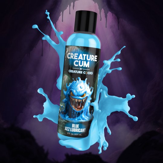 Creature Cum Blue Jizz Lubricant - 4oz & 8oz - Image 3