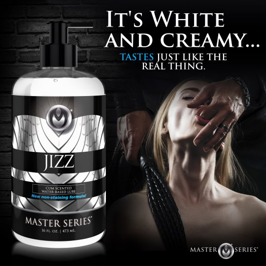 Jizz Cum-Scented Water-Based Lube 16oz - Image 6