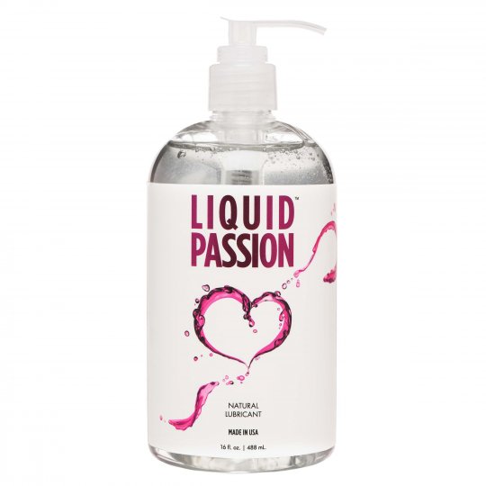 Liquid Passion Natural Lubricant - 8oz & 16oz - Image 2