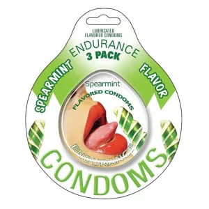 Endurance Condoms-Spearmint 3pk (Subscription)