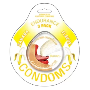 Endurance Condoms-Banana 3pk (Subscription)