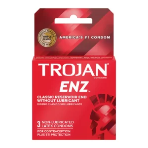 Trojan Enz Non-Lubricated Condoms (3 Pack) (Subscription)