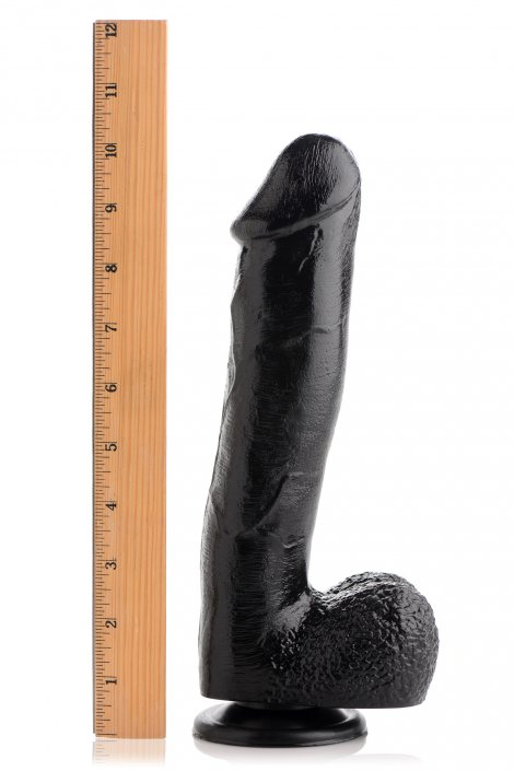 Mighty Midnight 10 Inch Dildo with Suction Cup - Image 3