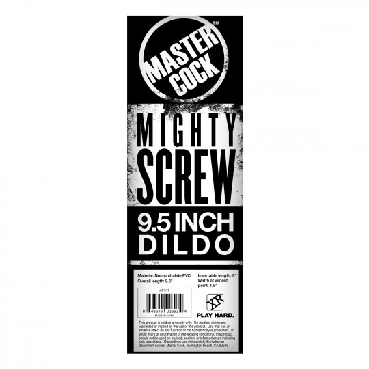 Mighty Screw 9.5 Inch Dildo - Image 2