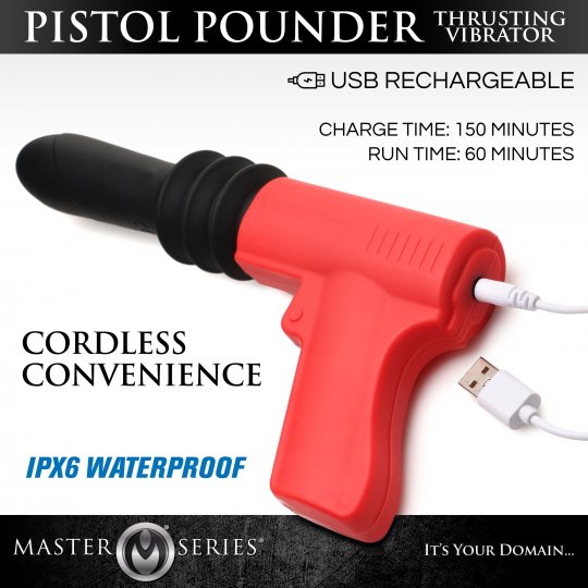 Pistola Pounder Thrusting Vibrator - Image 5
