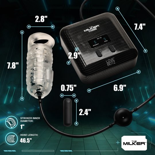 The Milker Stamina with Automatic Stroking, Suction and Vibration - Image 9