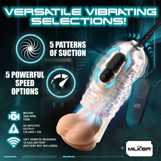 The Milker Stamina with Automatic Stroking, Suction and Vibration - Image 8