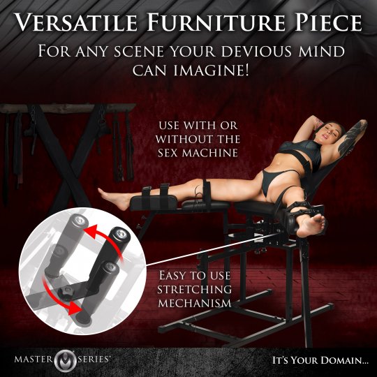 Leg Spreader Obedience Chair with Sex Machine - Image 9