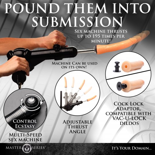Leg Spreader Obedience Chair with Sex Machine - Image 5