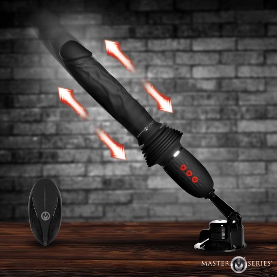 Ultimate Power Pounder Vibrating & Thrusting Silicone Dildo w/ Remote - Image 6