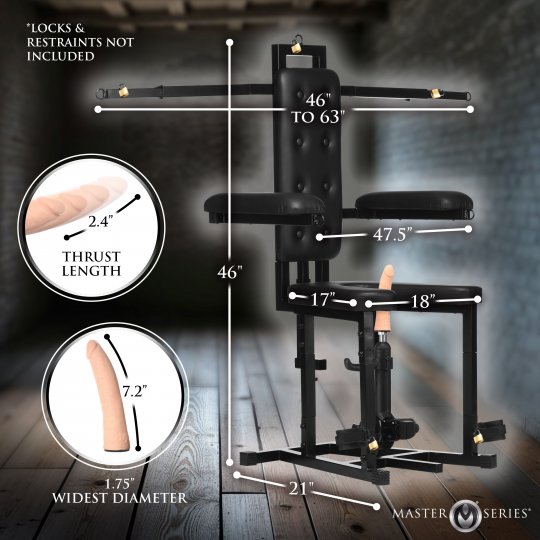 Enforcer Chair with Sex Machine - Image 4