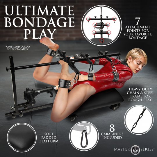 Hog Tie Restraint Rack with Sex Machine - Image 7