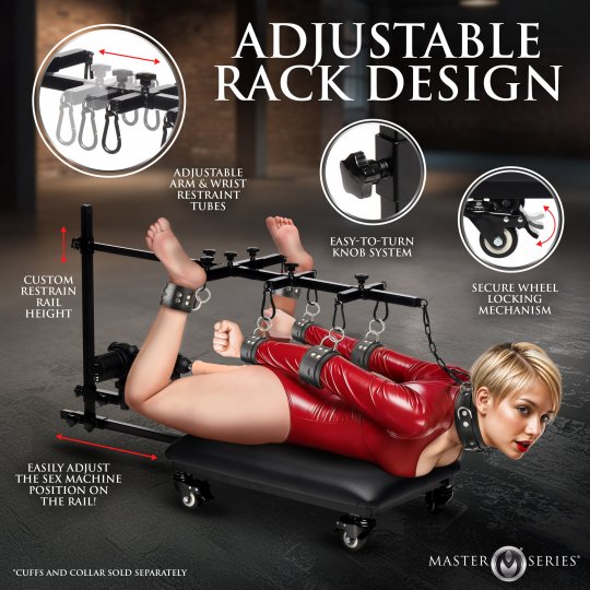 Hog Tie Restraint Rack with Sex Machine - Image 6