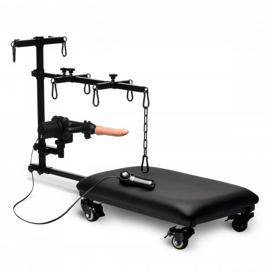 Hog Tie Restraint Rack with Sex Machine - Image 3