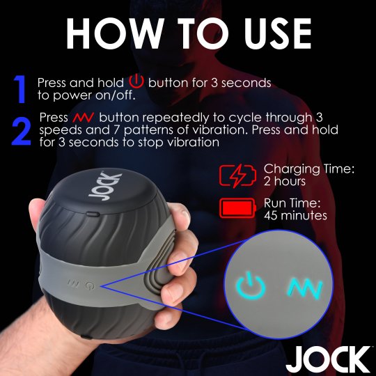10X Vibrating & Squeezing Masturbator - Image 3