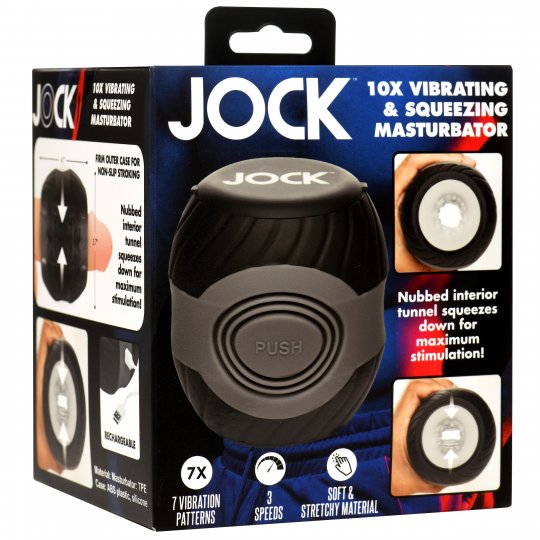 10X Vibrating & Squeezing Masturbator - Image 2