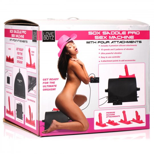 50X Saddle Pro Sex Machine with 4 Attachments - Image 2